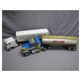 Die-Cast Toy Truck and Trailer Set
