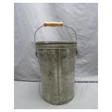 Metal Ice Cream Bucket with Wood Handle