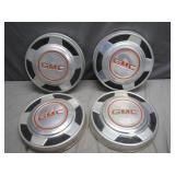 Four GMC Hubcaps, 10-Inch Diameter