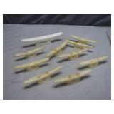 Nine Nylon Marine Rope Cleats