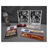 Washington Redskins Memorabilia Set