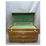 Wooden Multi-Drawer Tool Chest