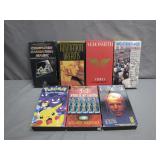 VHS Tapes Lot Featuring Animation, Music, and...