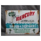 Handpainted Mercury Outboards Sign