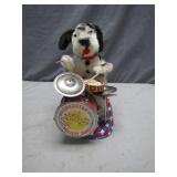 Cragstan 'One Man Band' Drumming Toy Dog