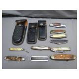 Folding Pocket Knives with Sheaths
