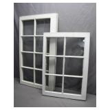Multi-Pane Wooden Window Sashes