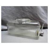 Vintage Glass Refrigerator Water Dispenser