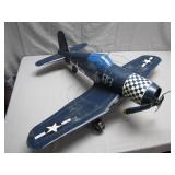 Hand-Built WWII Corsair Model Aircraft