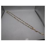 18 kt Gold Filled Marked Rosary