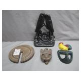 Five Cast Iron Collectibles