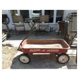 Radio Flyer Red Wagon with Classic Patina