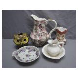 Eclectic Set of Decorative Ceramics