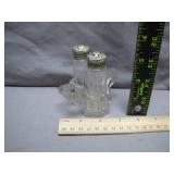 Salt and Pepper Shakers with Holder