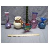 Eclectic Collection of Five Decorative Vases