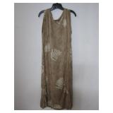 Arise Rayon Dress With Leaf Design