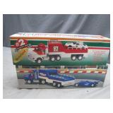 1996 7-Eleven Toy Race Car Carrier Set