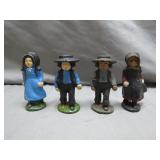 Cast Iron Amish Figures