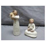 Willow Tree Angel Figurines Pair