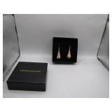 14kt Gold Marked Dangle Earrings