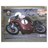 1995 Barber's Road Racing Signed Poster