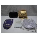 Four Evening Bags With Accessories