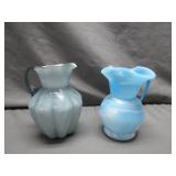 Hand-Blown Art Glass Pitchers