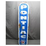 Handpainted Wood Pontiac Service Sign
