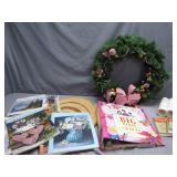 Lot: Craft Books, Dï¿½cor, Supplies