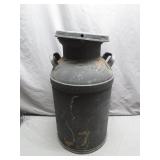 Metal Milk Can With Lid