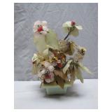 Handcrafted Stone Floral Arrangement