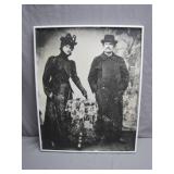 Framed Photo of Edvard Munch and Tulla Larson