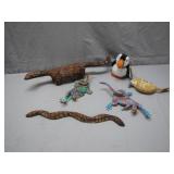 Eclectic Animal Figurine Collection