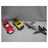 Die-Cast Cars and Airplanes