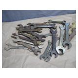 Steel Open-End Wrenches Lot