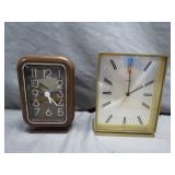 Bulova and Westclox Alarm Clocks