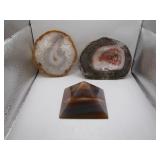 Amazing Precious Stone Slabs and Prism