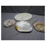 Seashells and Marble Platform