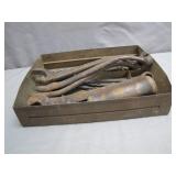 Metal Tool Collection With Rustic Charm