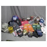 Caps, Koozies, and Collectibles Assortment