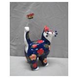 Ceramic Cat Figurine by Annaco, 2003