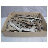 Tray of Vintage Wrenches