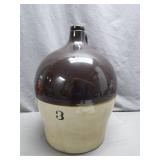 Stoneware Two-Tone Jug with Number 3