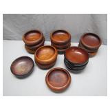 16 Handcrafted Wooden Bowls