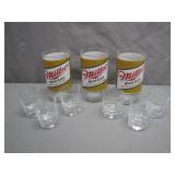 Miller High Life Beer Glass Set