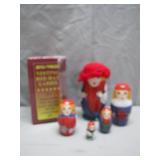Bits and Pieces Nesting Red Hat Ladies