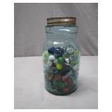 Jar of Marbles, Including Uranium Gems