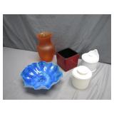 Eclectic Collection of Glass and Ceramic Pieces