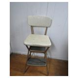 Mid-Century Step Stool Chair Combo