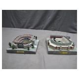 Two Stadium Replicas with Plaques